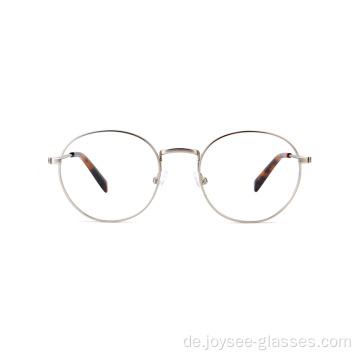 Neue gute Qualität Full Rim Round Simple Design Classical Metal Britens Frames